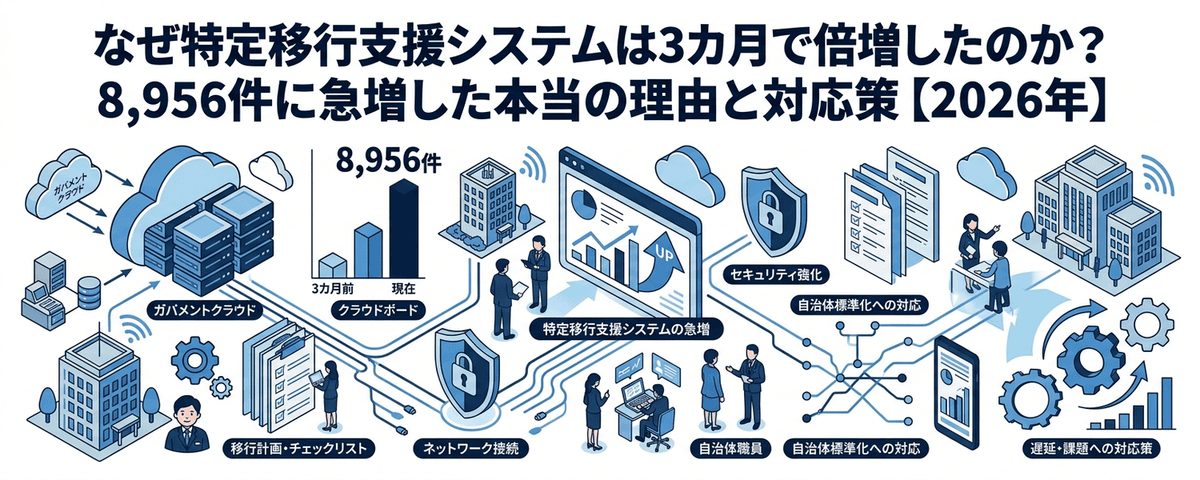 なぜ特定移行支援システムは3カ月で倍増したのか？8,956件に急増した本当の理由と対応策【2026年】
