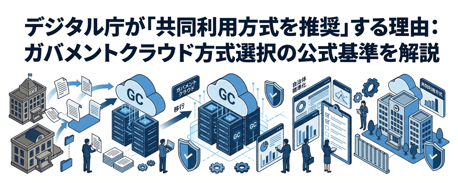 デジタル庁が「共同利用方式を推奨」する理由:ガバメントクラウド方式選択の公式基準を解説